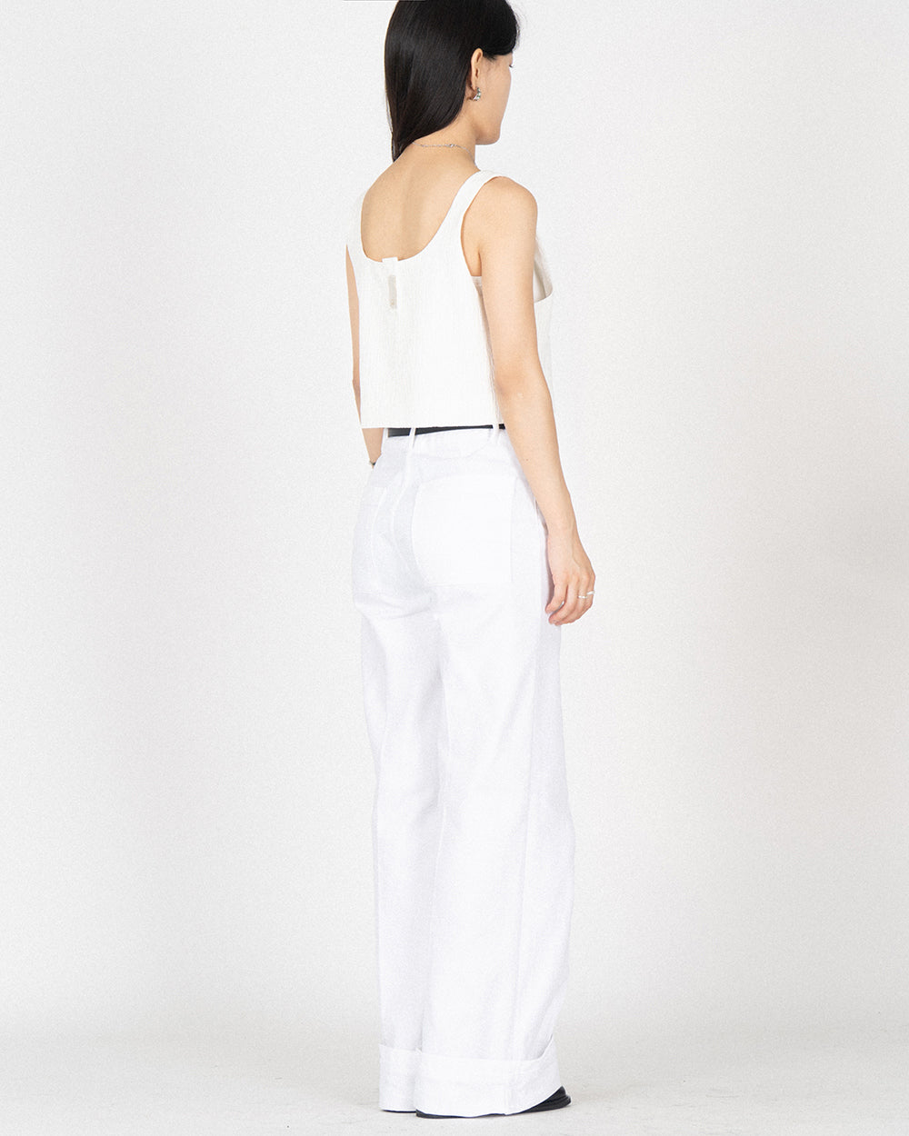 Pine tree Bustier - White