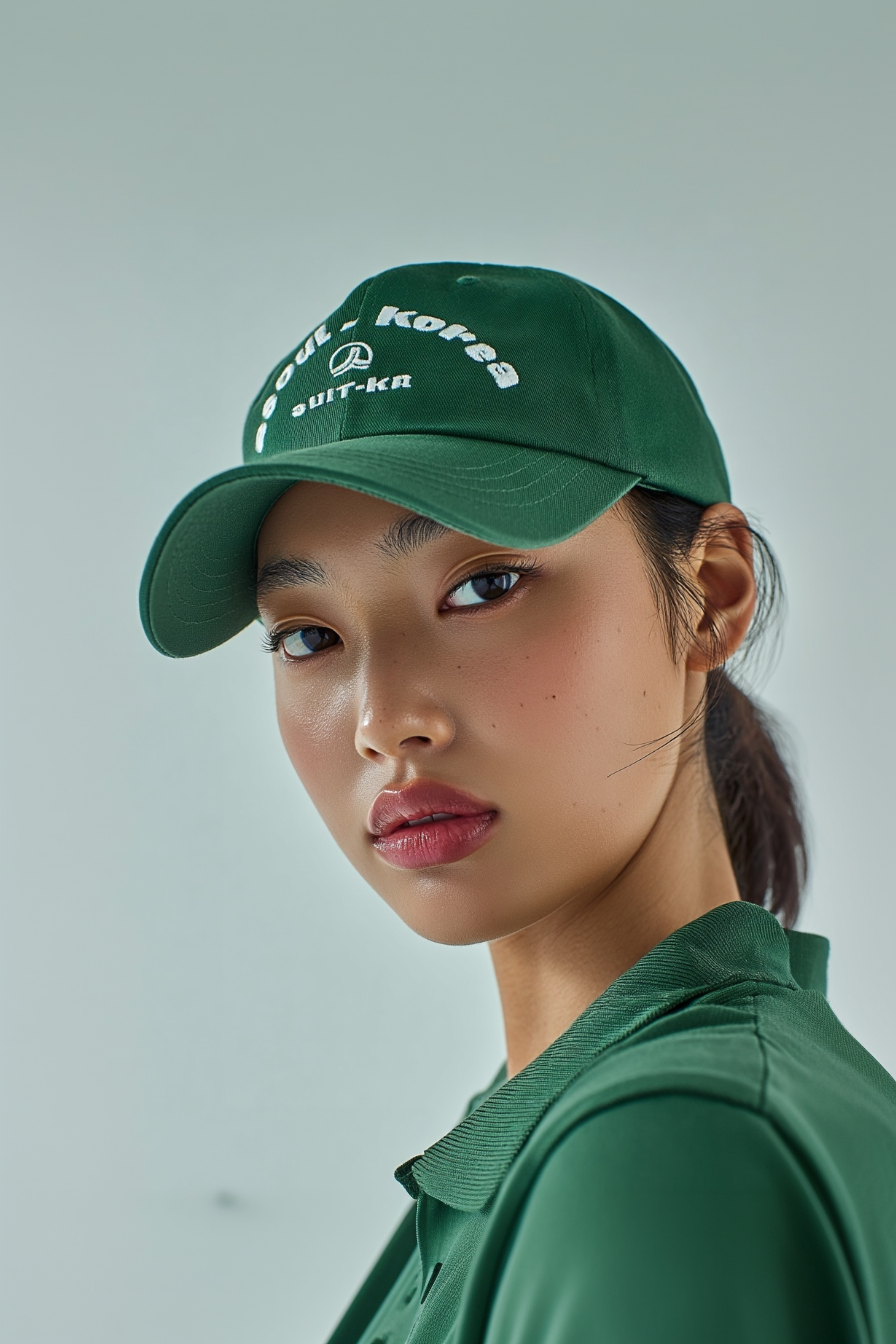 Seoul Korea SUIT Cap - Green