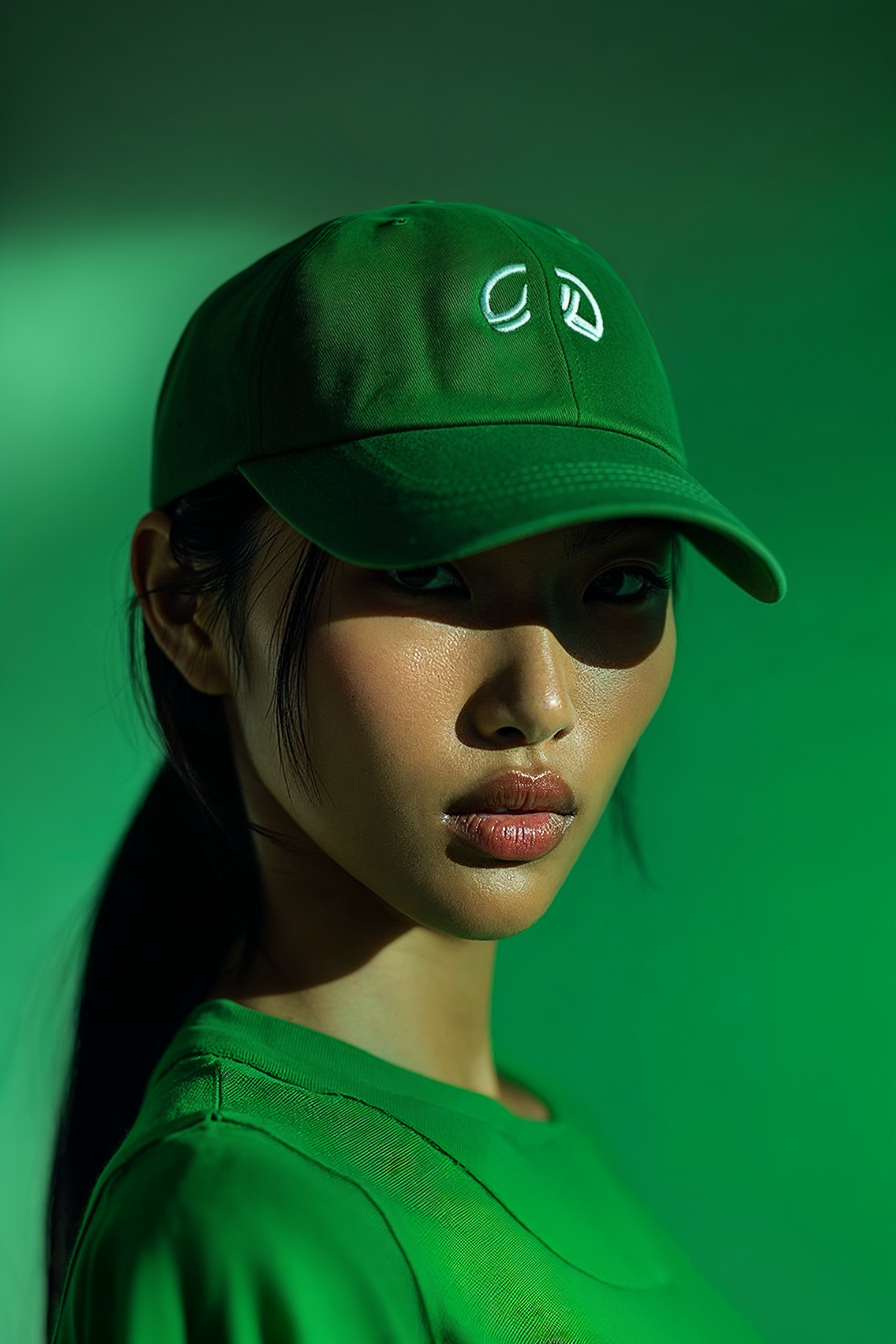 half of SUIT symbol cap - Green