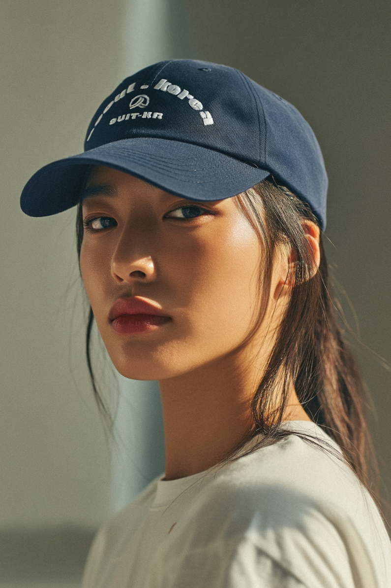 Seoul Korea SUIT Cap - Navy