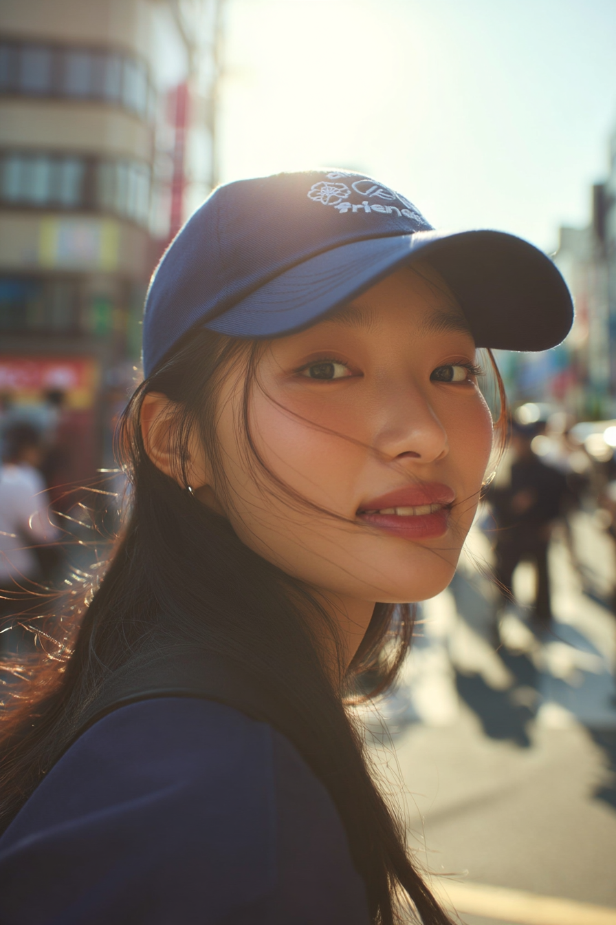 Circle Friends cap - Navy