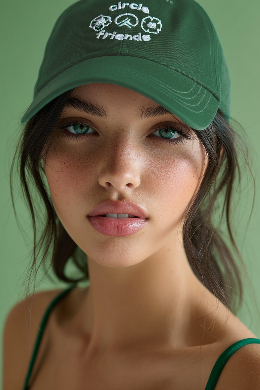 Circle Friends cap - Green