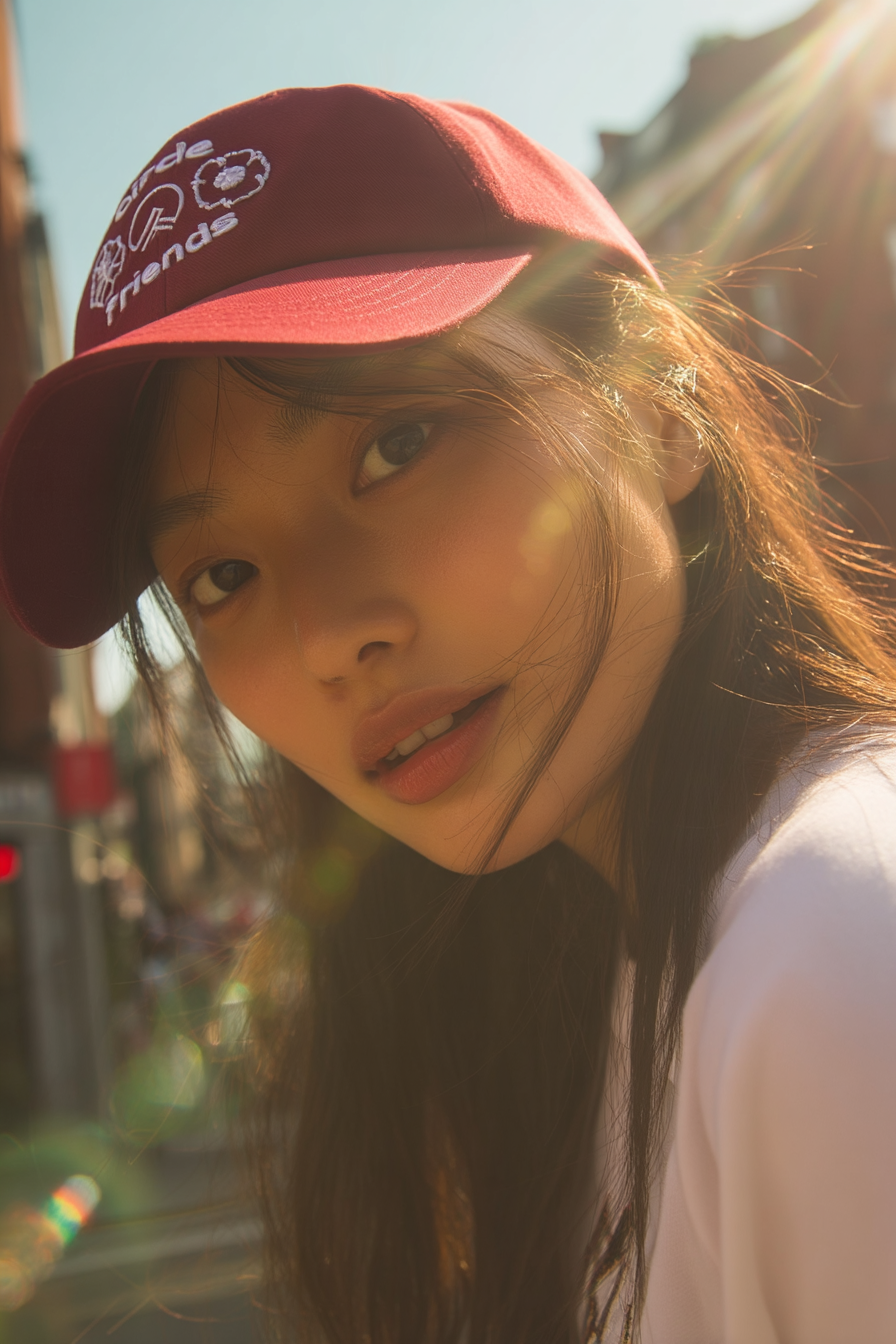 Circle Friends cap - Red