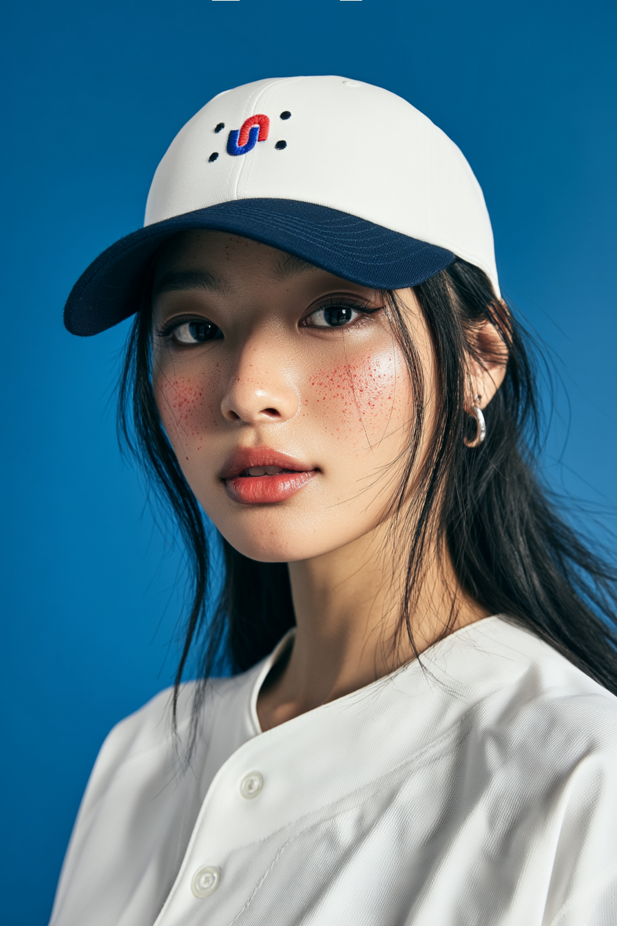 Taegeukgi cap - Ivory Navy