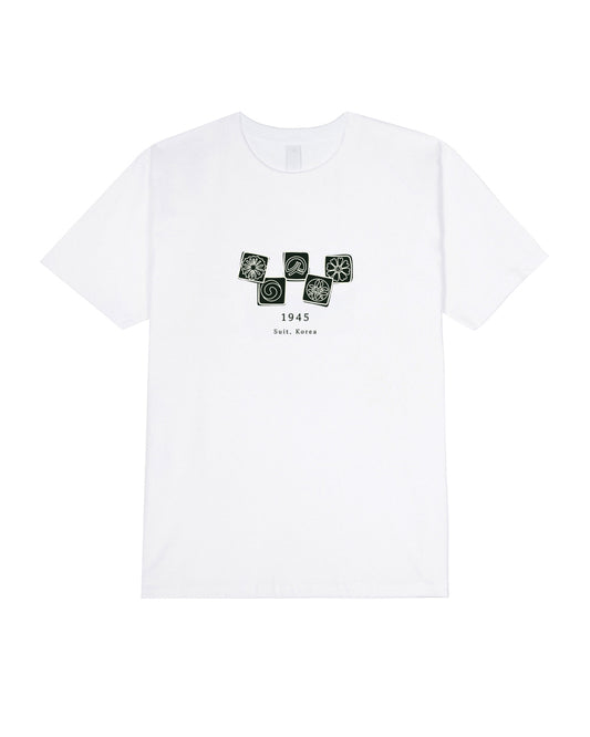 Five Patterns T-Shirt - Black / White (Unisex)