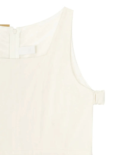 Roof tile Dress - Ivory