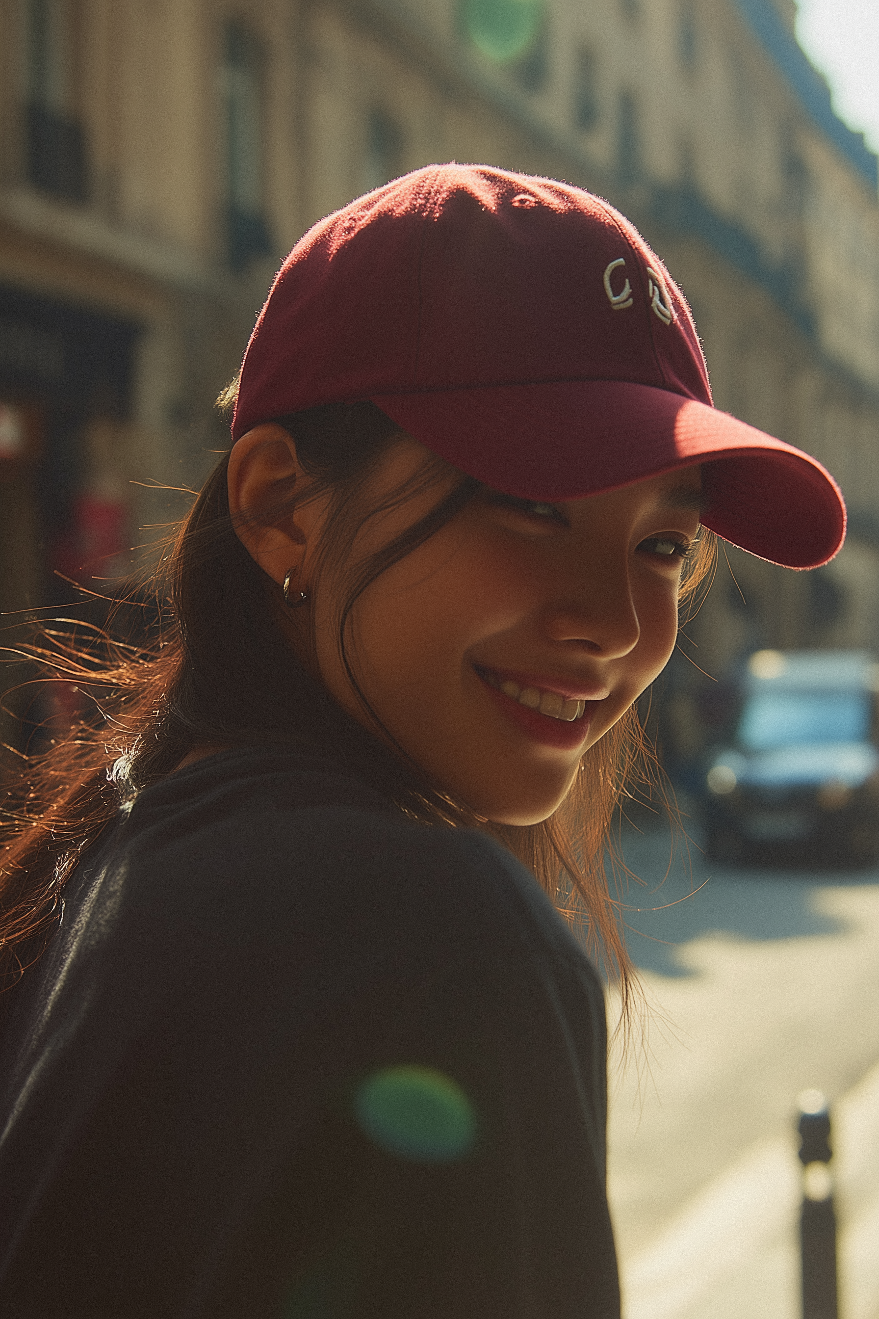 half of SUIT symbol cap - Red