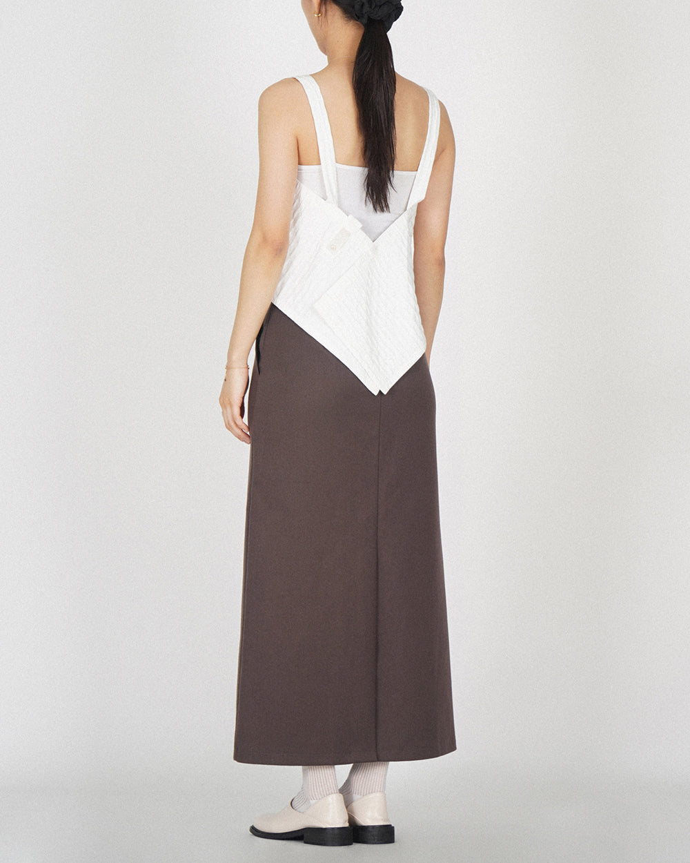 Pine Cone Bustier - White