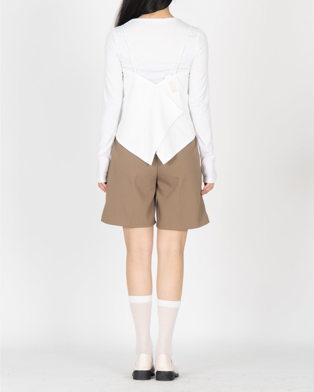 Square Bustier - White