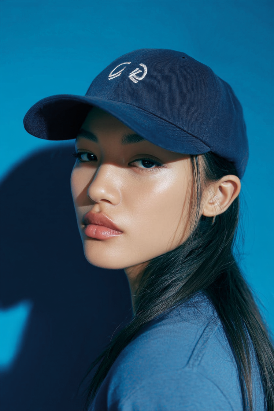 half of SUIT symbol cap - Navy