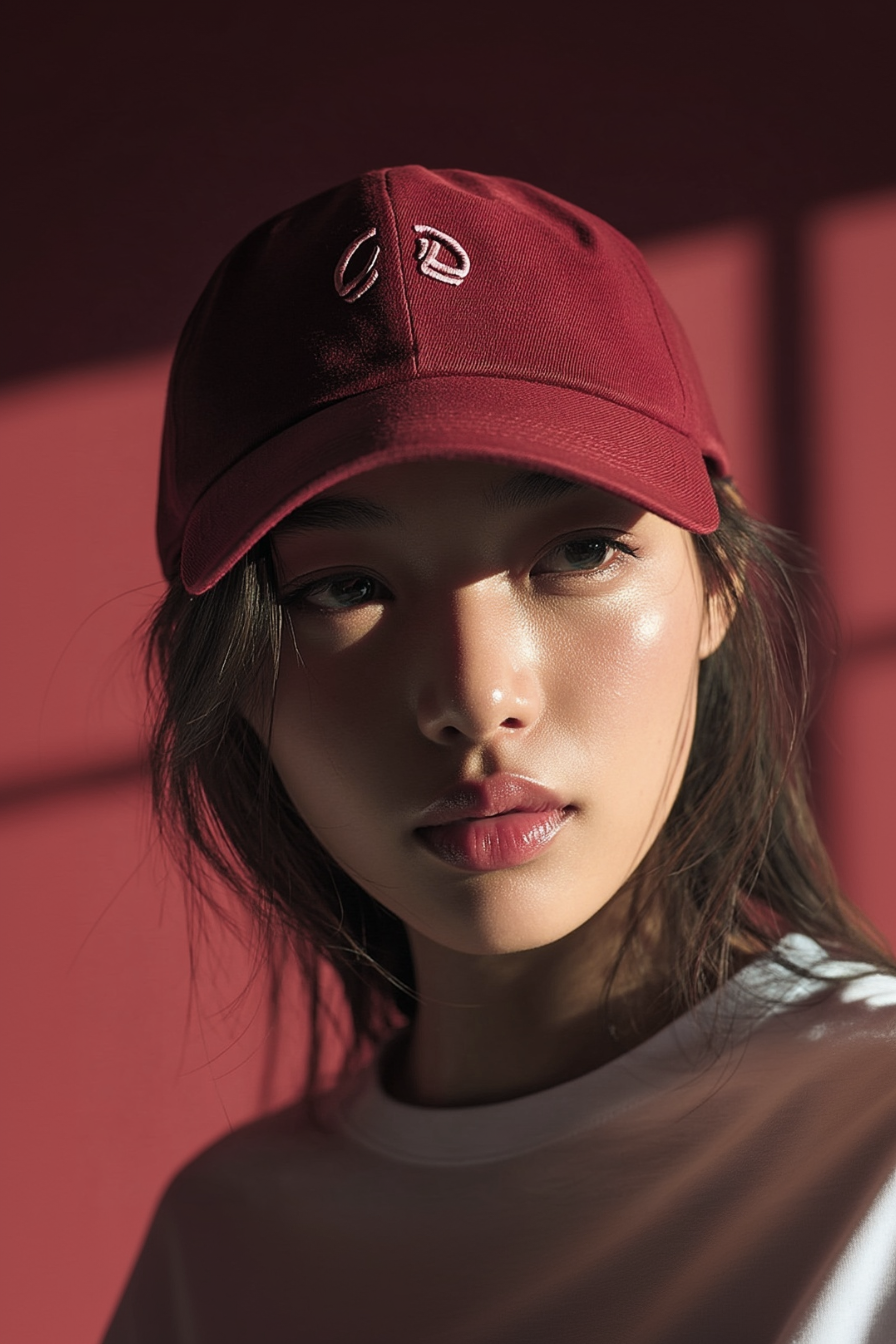 half of SUIT symbol cap - Red