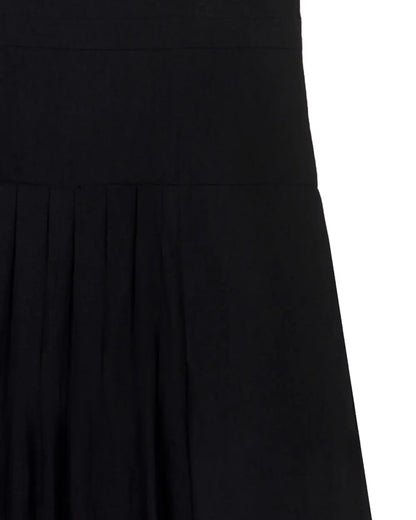 Roof tile Dress - Black