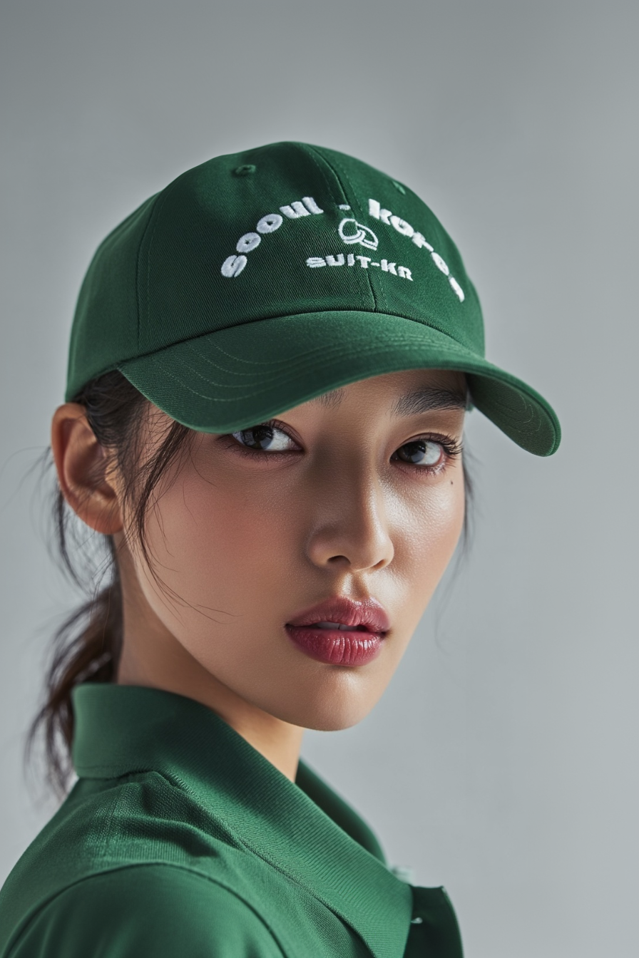 Seoul Korea SUIT Cap - Green