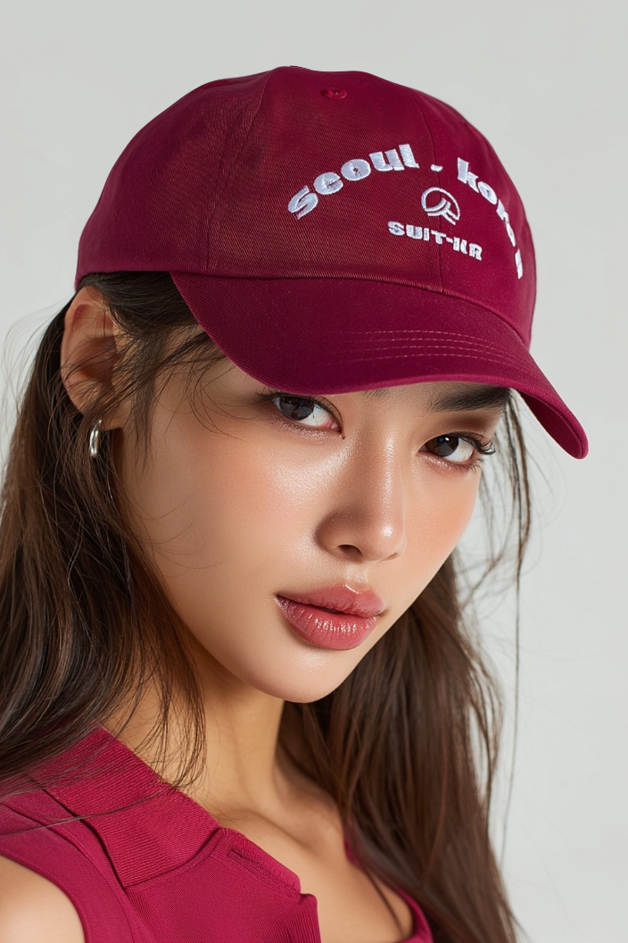 Seoul Korea SUIT Cap - Red