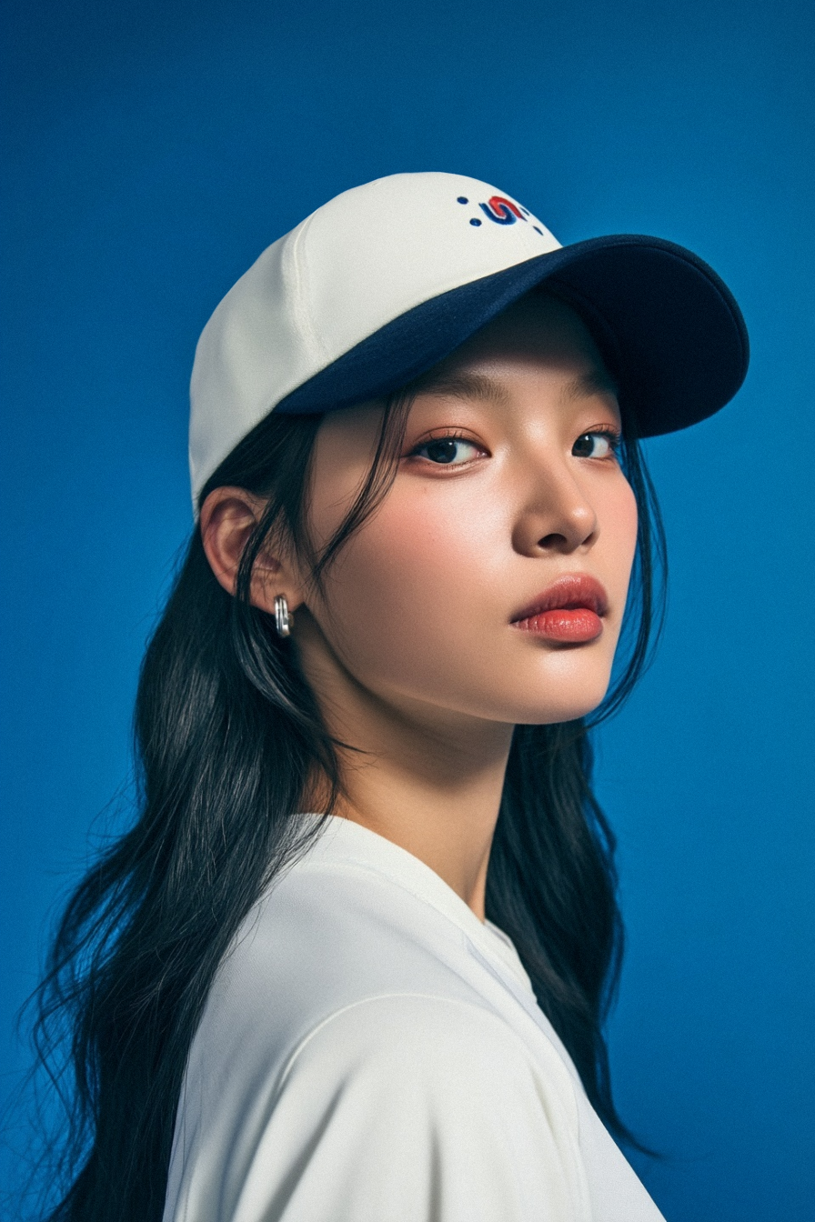 Taegeukgi cap - Ivory Navy