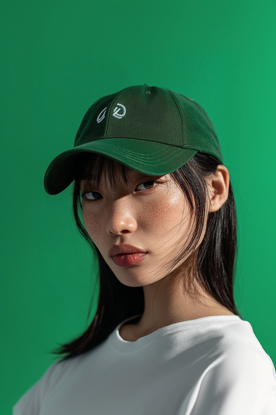 half of SUIT symbol cap - Green