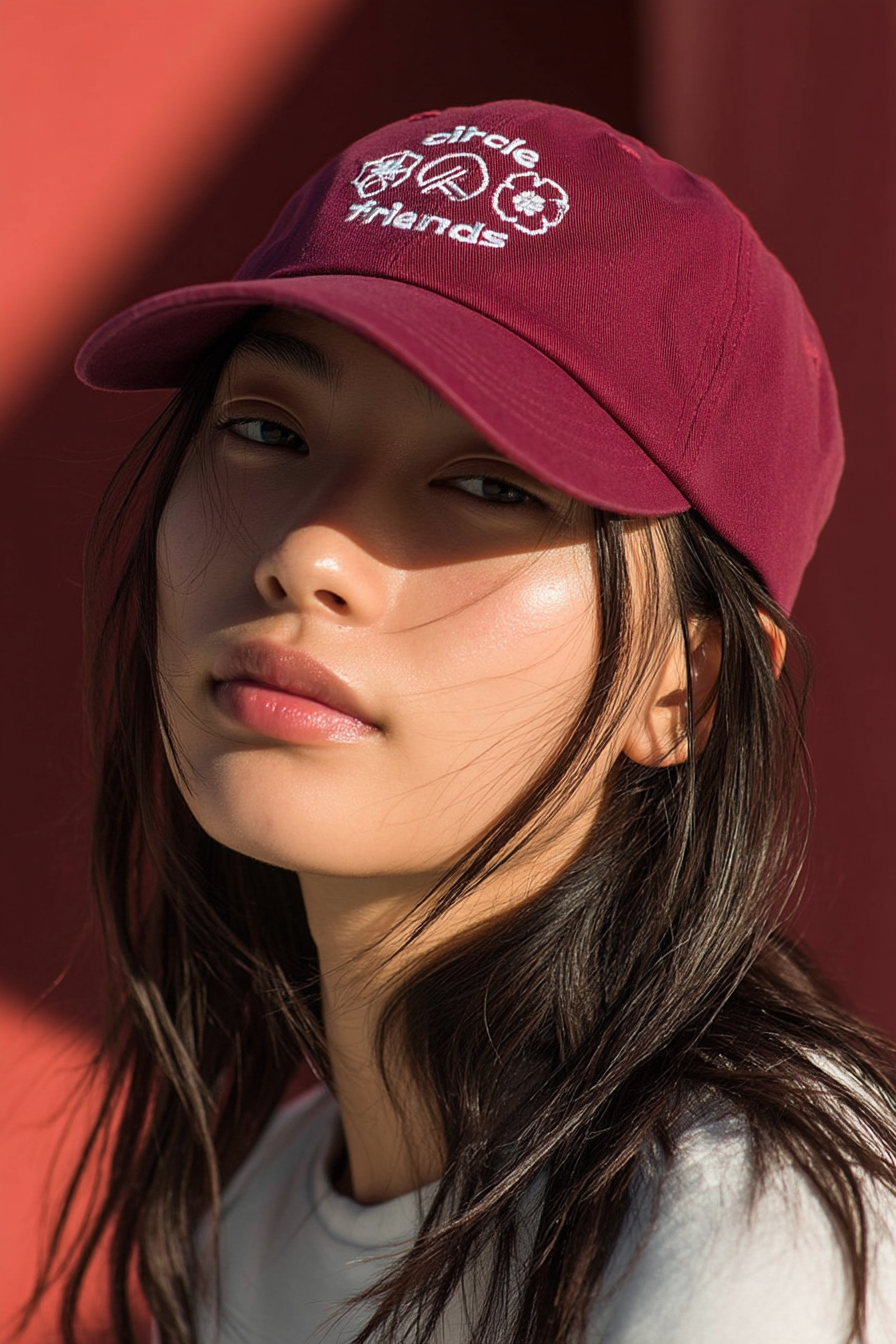 Circle Friends cap - Red