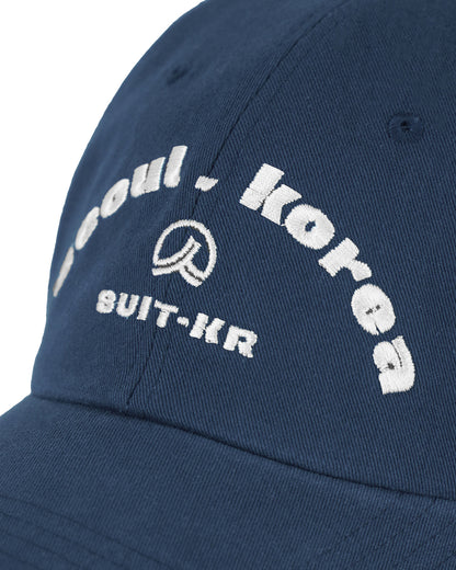 Seoul Korea SUIT Cap - Navy