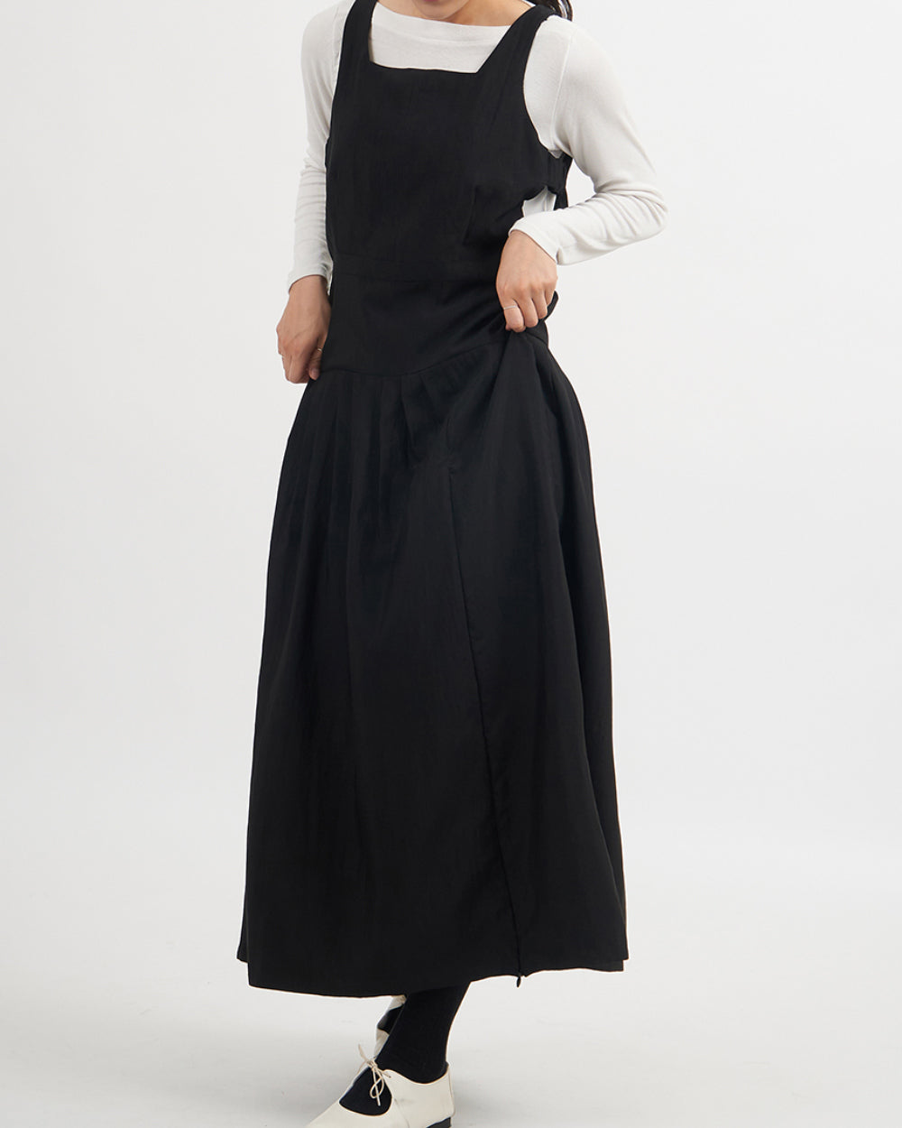 Roof tile Dress - Black