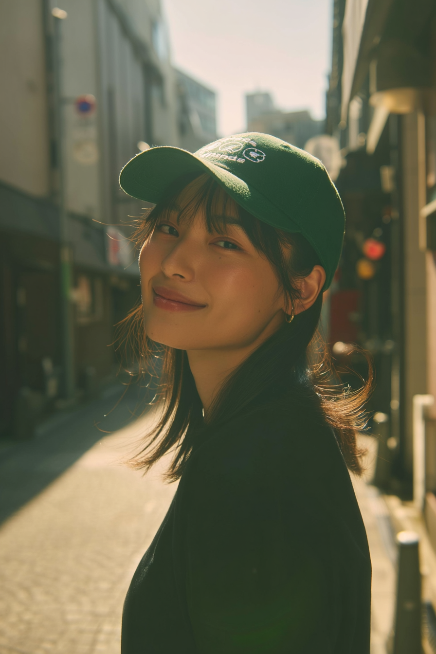 Circle Friends cap - Green