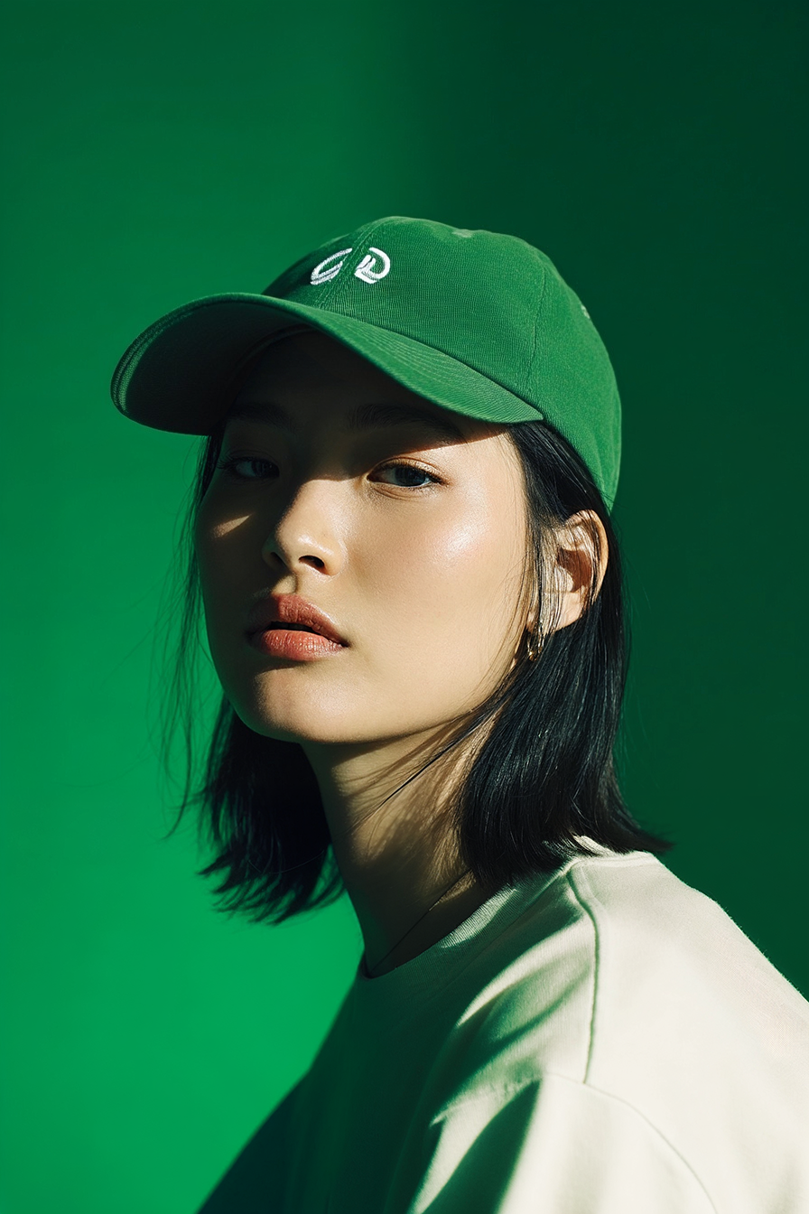 half of SUIT symbol cap - Green