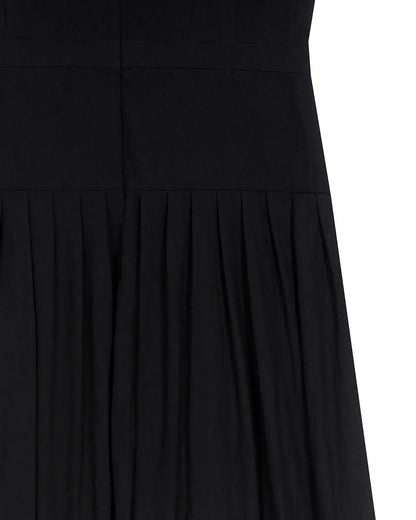 Roof tile Dress - Black