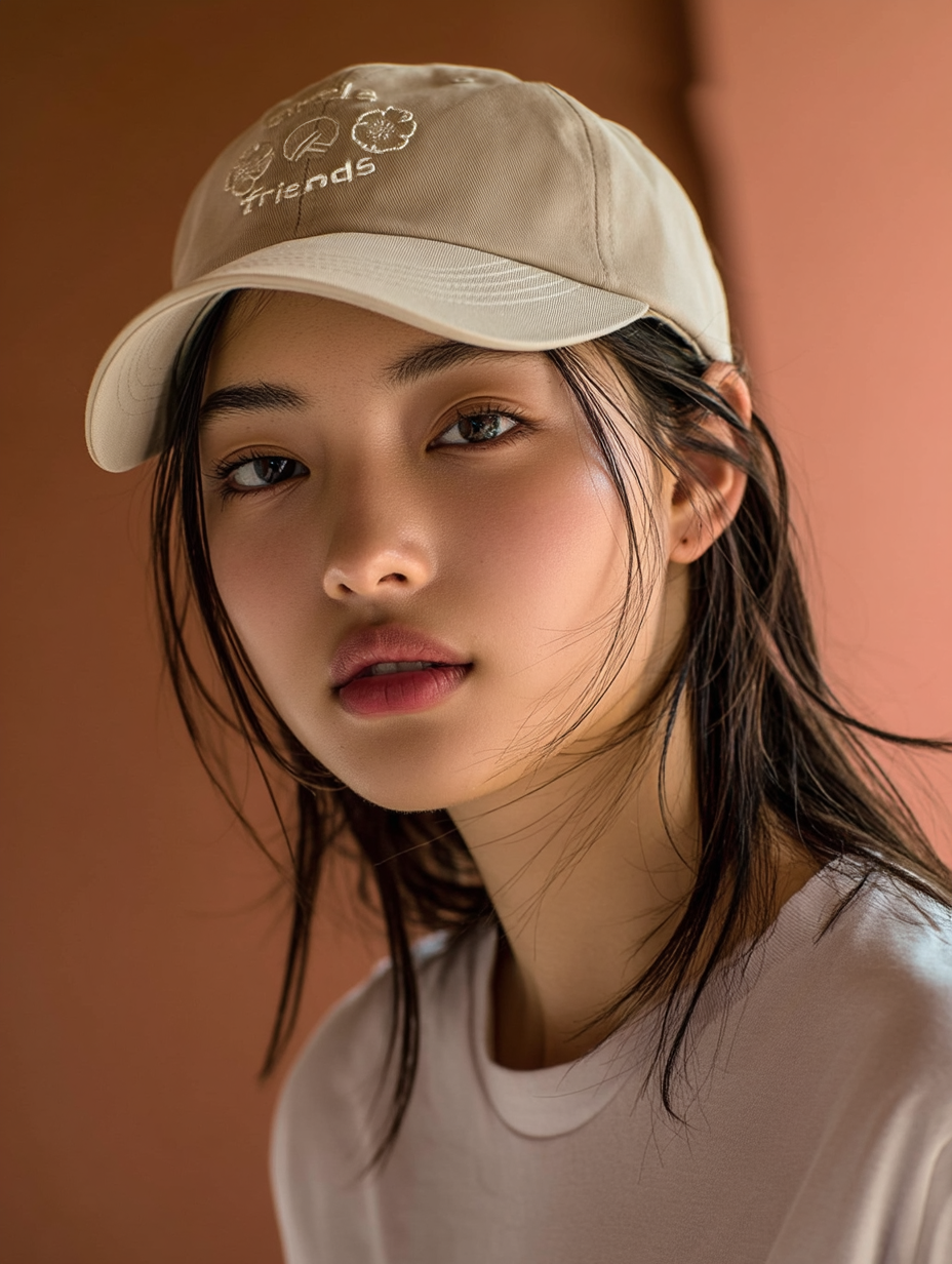 Circle Friends cap - Beige