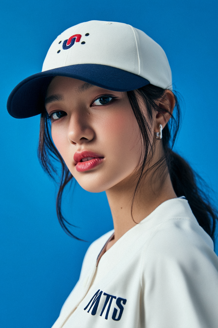 Taegeukgi cap - Ivory Navy