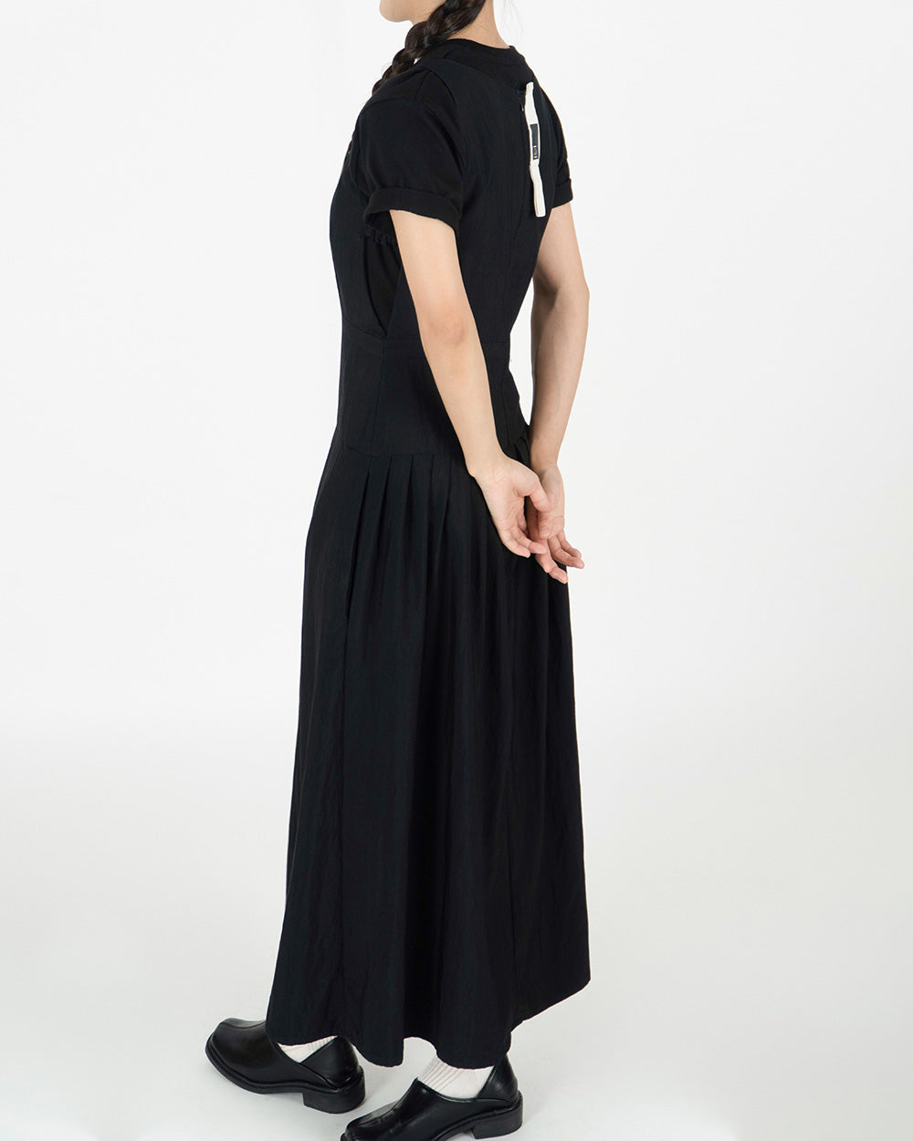 Roof tile Dress - Black