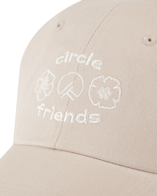 Circle Friends cap - Beige