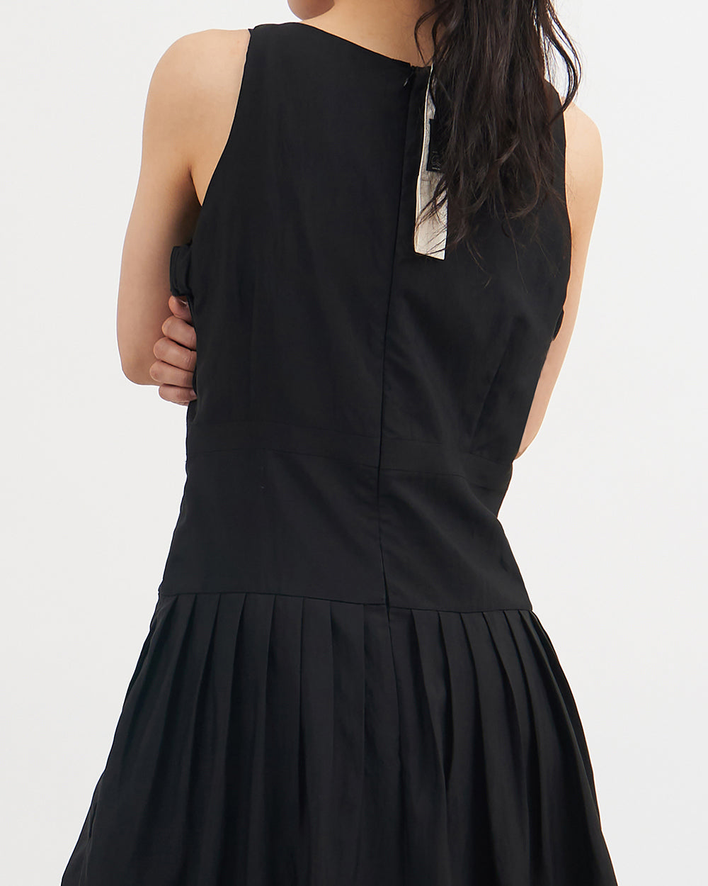 Roof tile Dress - Black