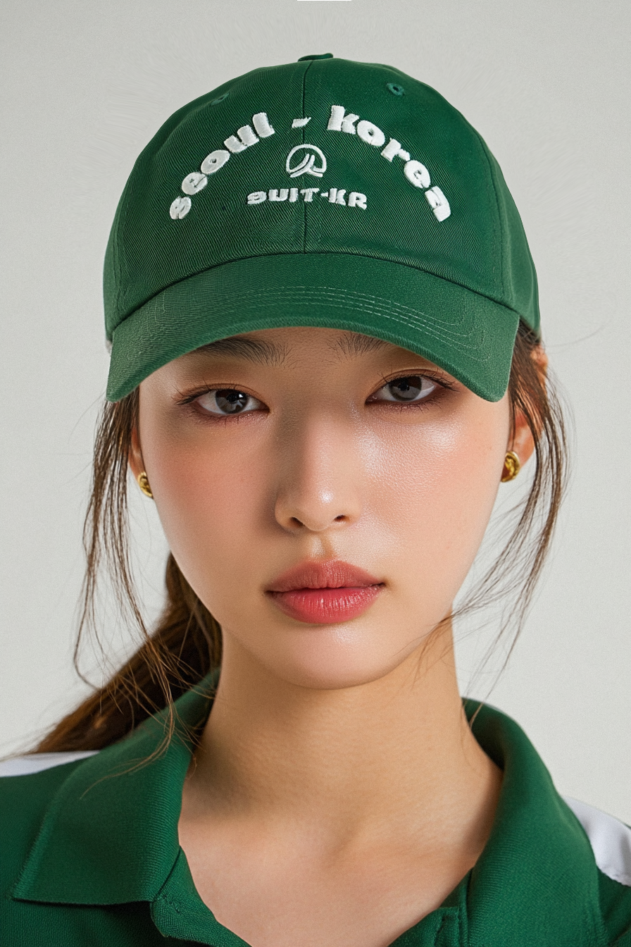 Seoul Korea SUIT Cap - Green