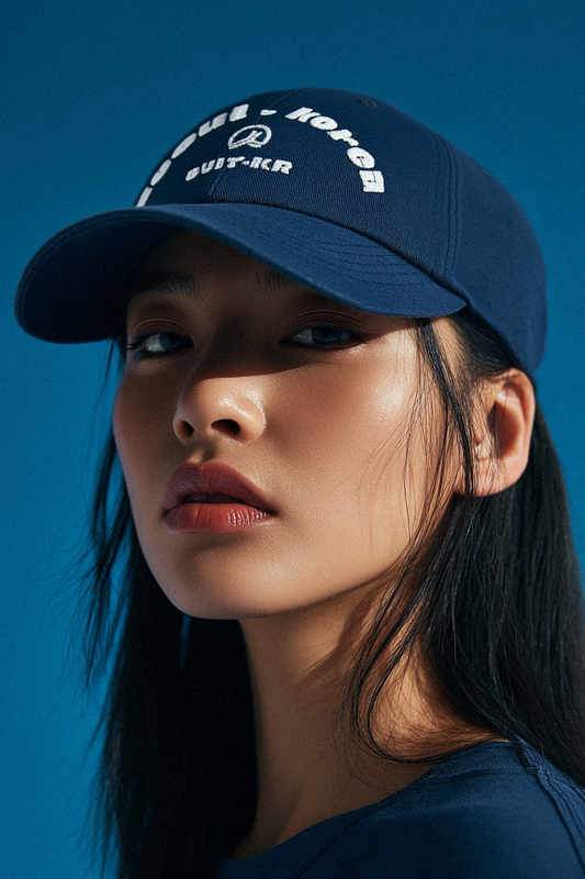 Seoul Korea SUIT Cap - Navy hover