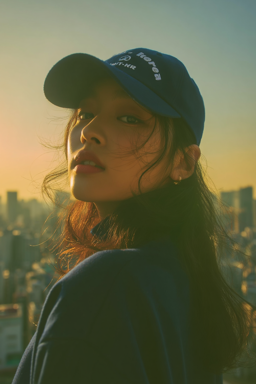 Seoul Korea SUIT Cap - Navy