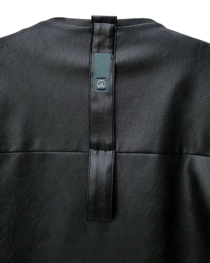 *Signature* Dojagi leather jacket - Black