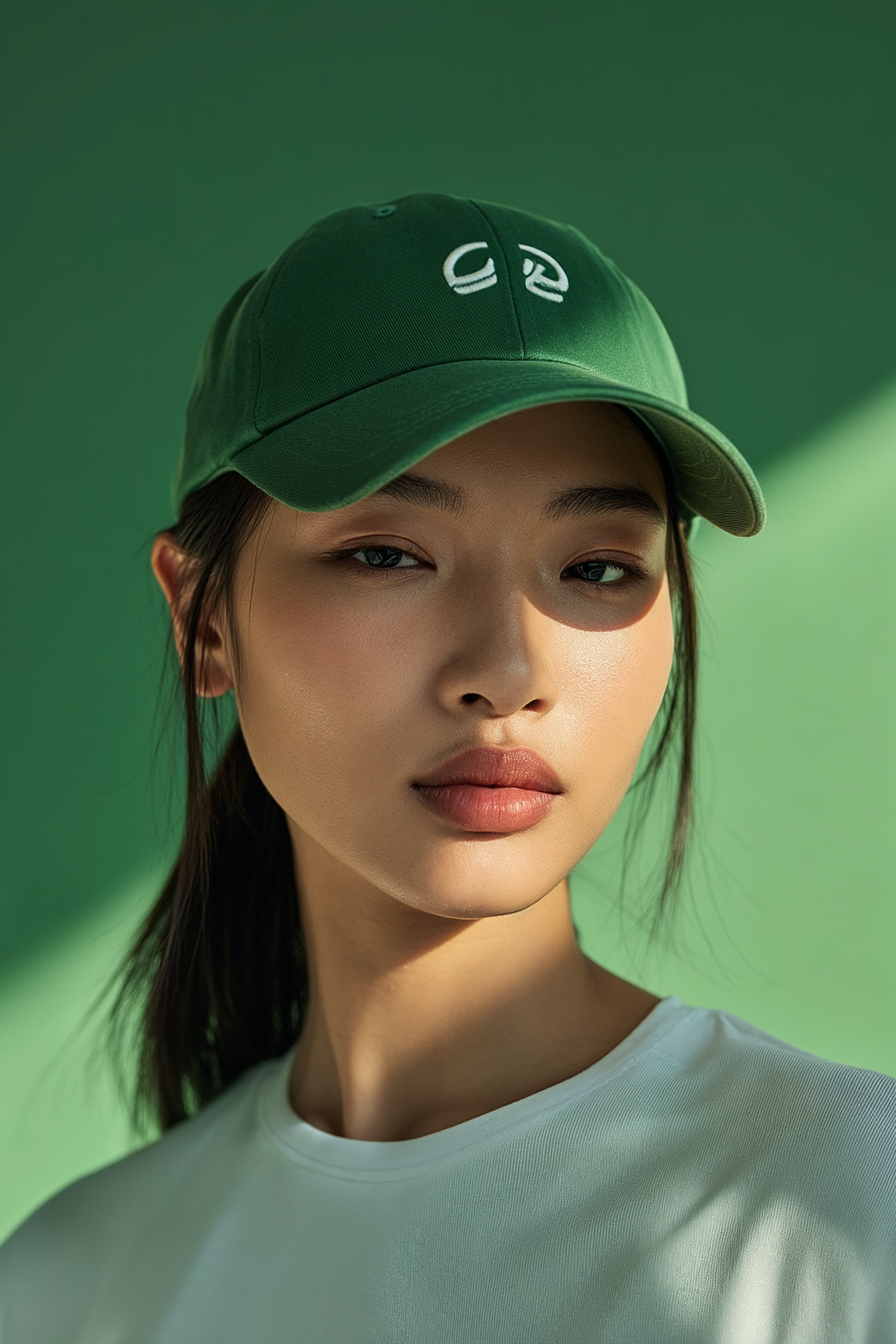 half of SUIT symbol cap - Green