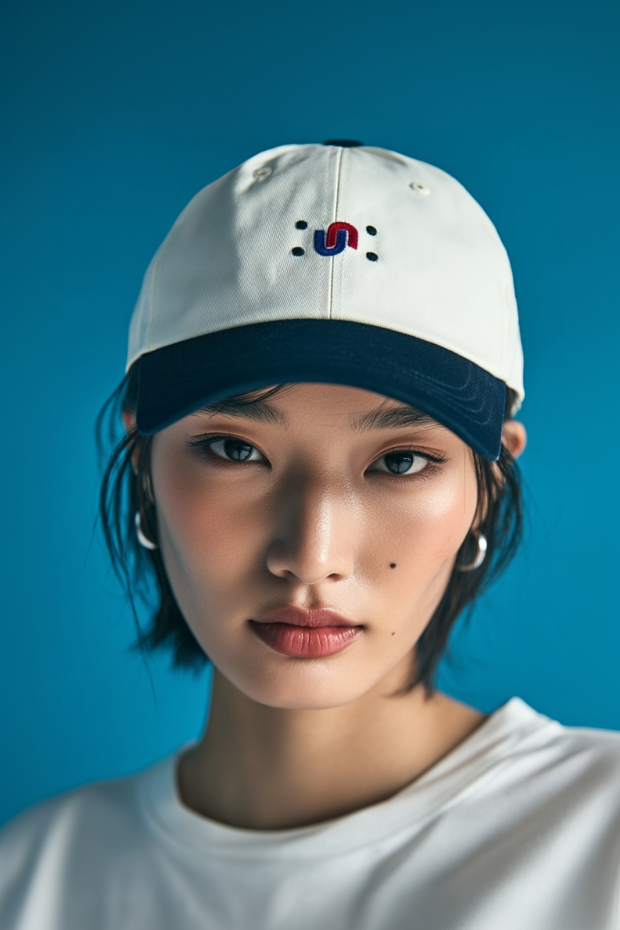 Taegeukgi cap - Ivory Navy