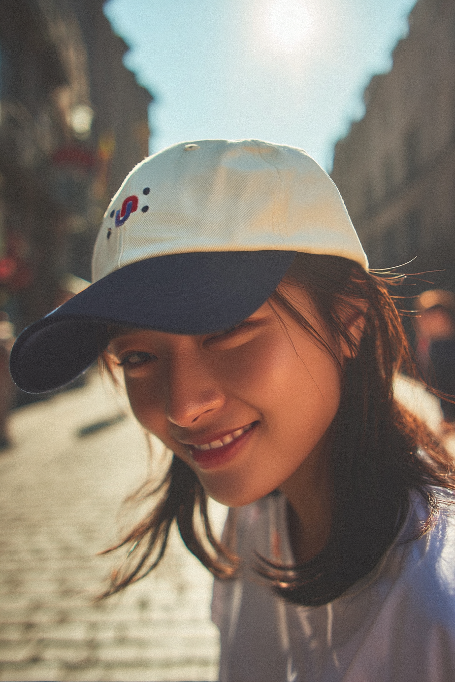 Taegeukgi cap - Ivory Navy