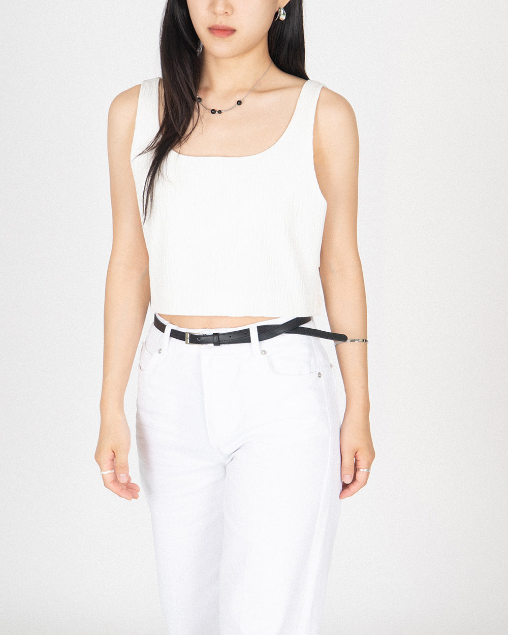 Pine tree Bustier - White