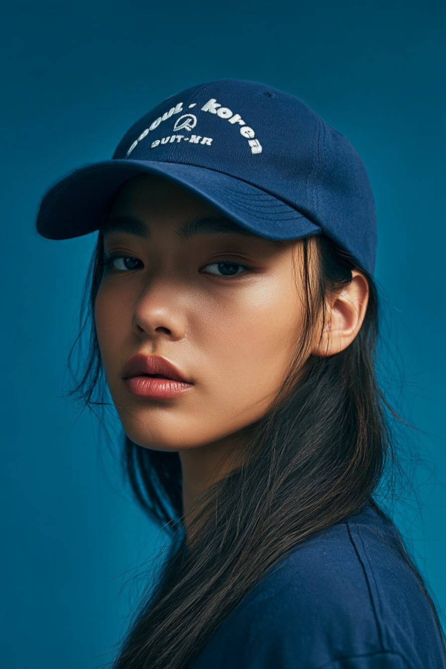 Seoul Korea SUIT Cap - Navy