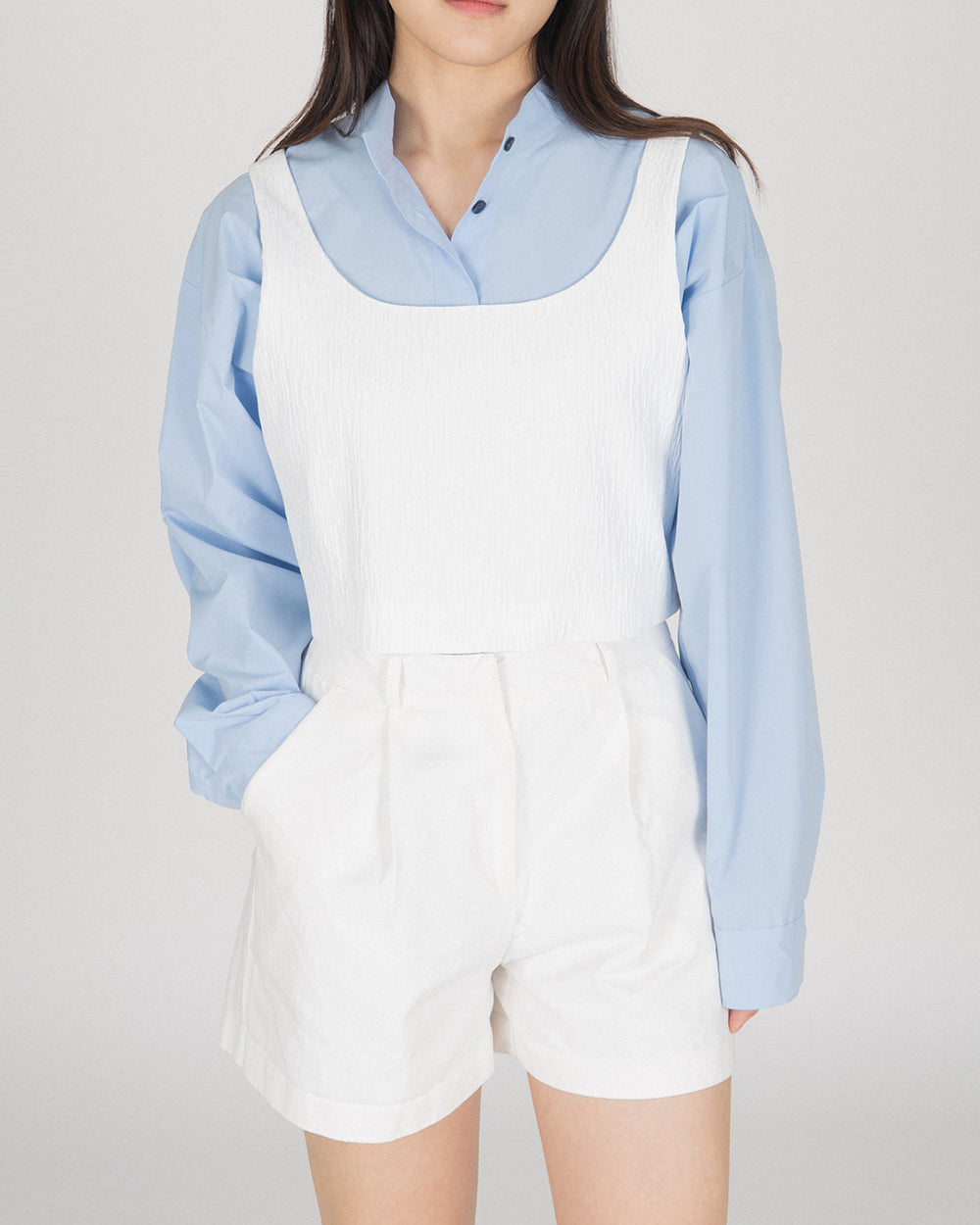 Pine tree Bustier - White