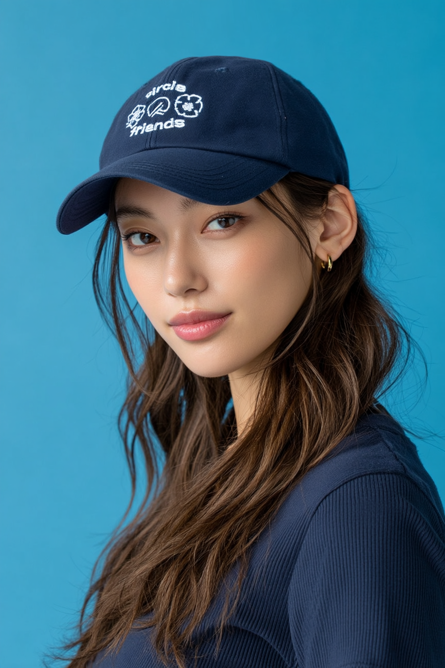 Circle Friends cap - Navy