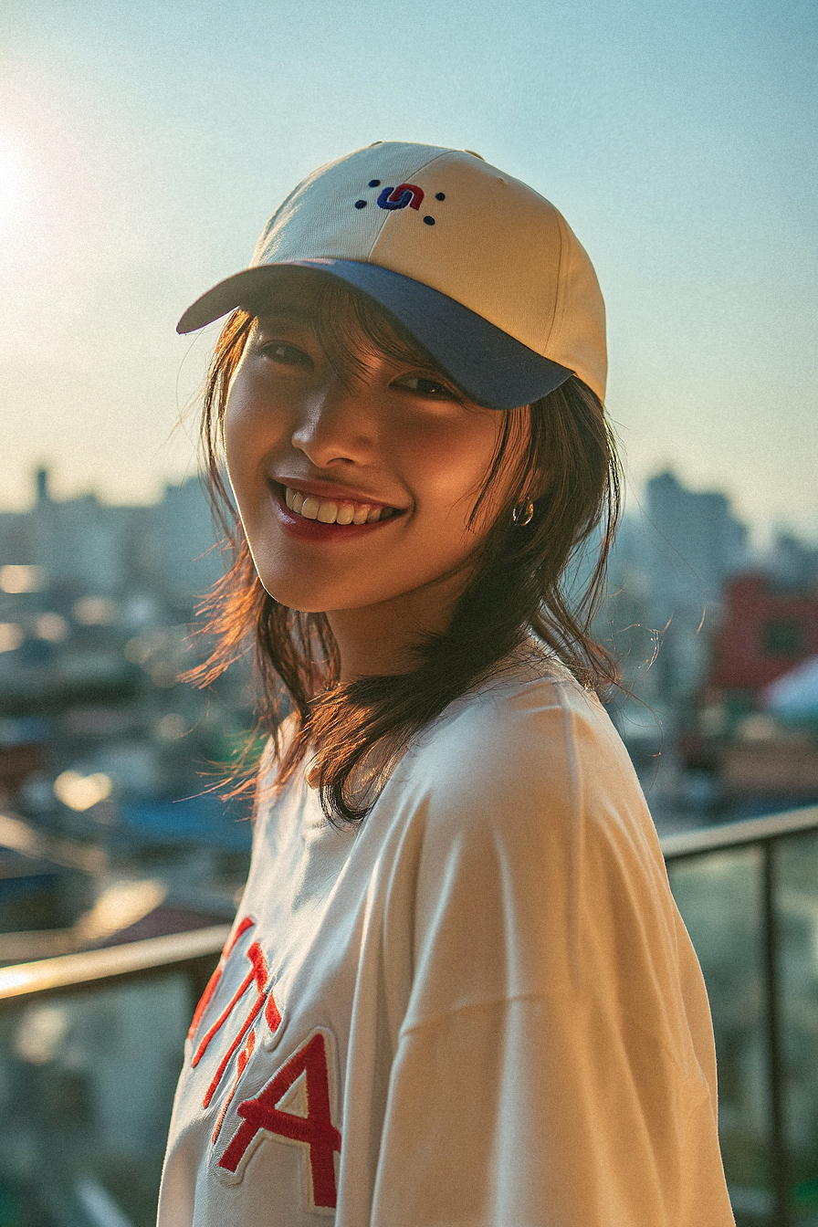 Taegeukgi cap - Ivory Navy