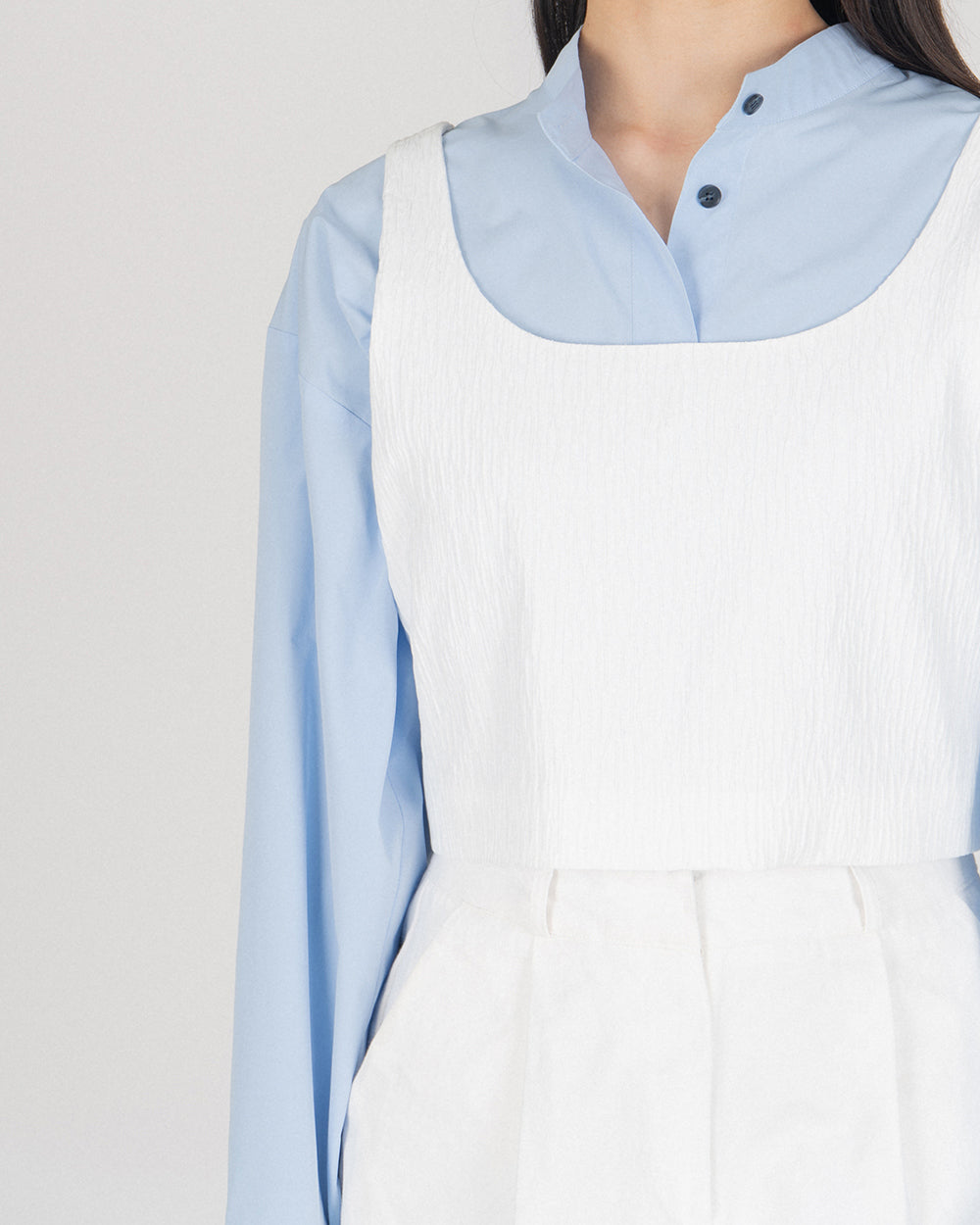 Pine tree Bustier - White