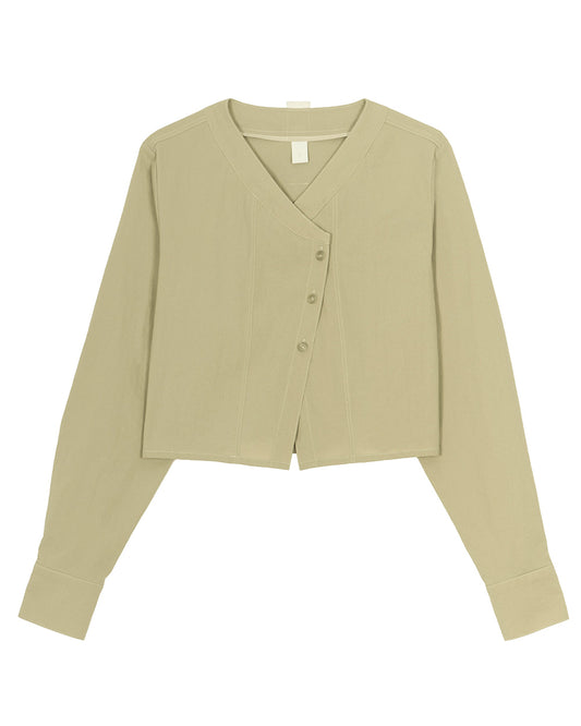 Scissors shirt - Beige