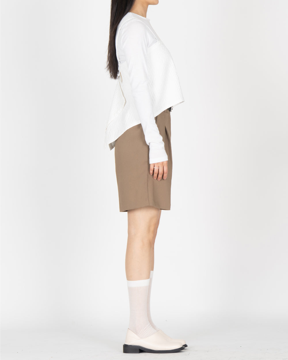 Square Bustier - White