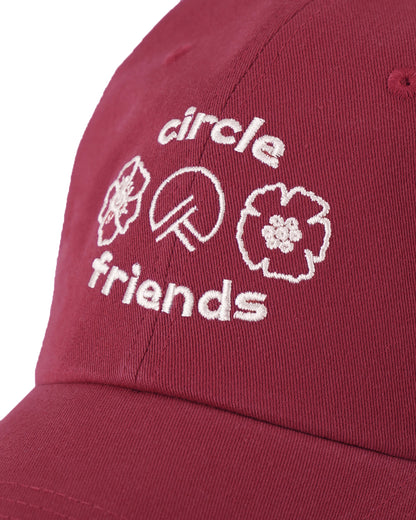 Circle Friends cap - Red