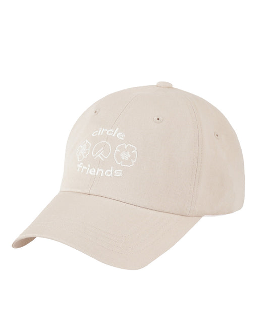 Circle Friends cap - Beige