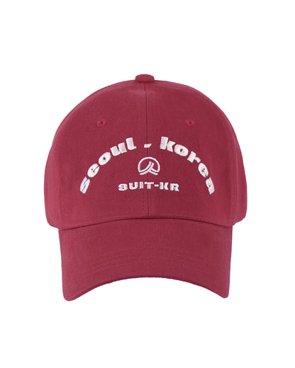 Seoul Korea SUIT Cap - Red