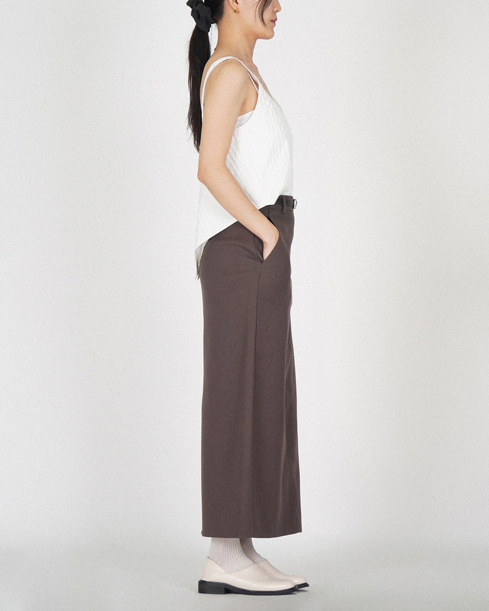 Pine Cone Bustier - White